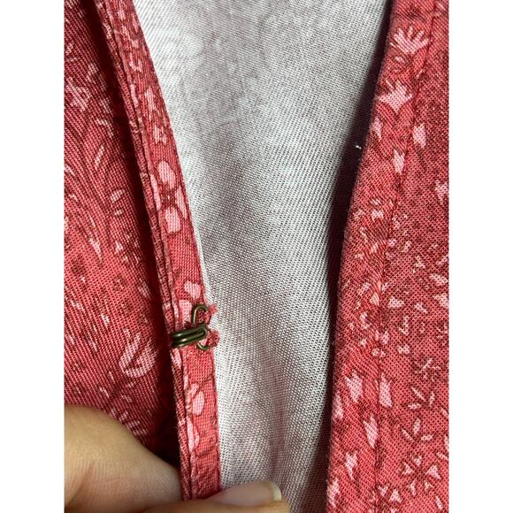 Marine Layer Camila Mini Dress size M Floral V neck Button Front Tencel - Picture 14 of 15